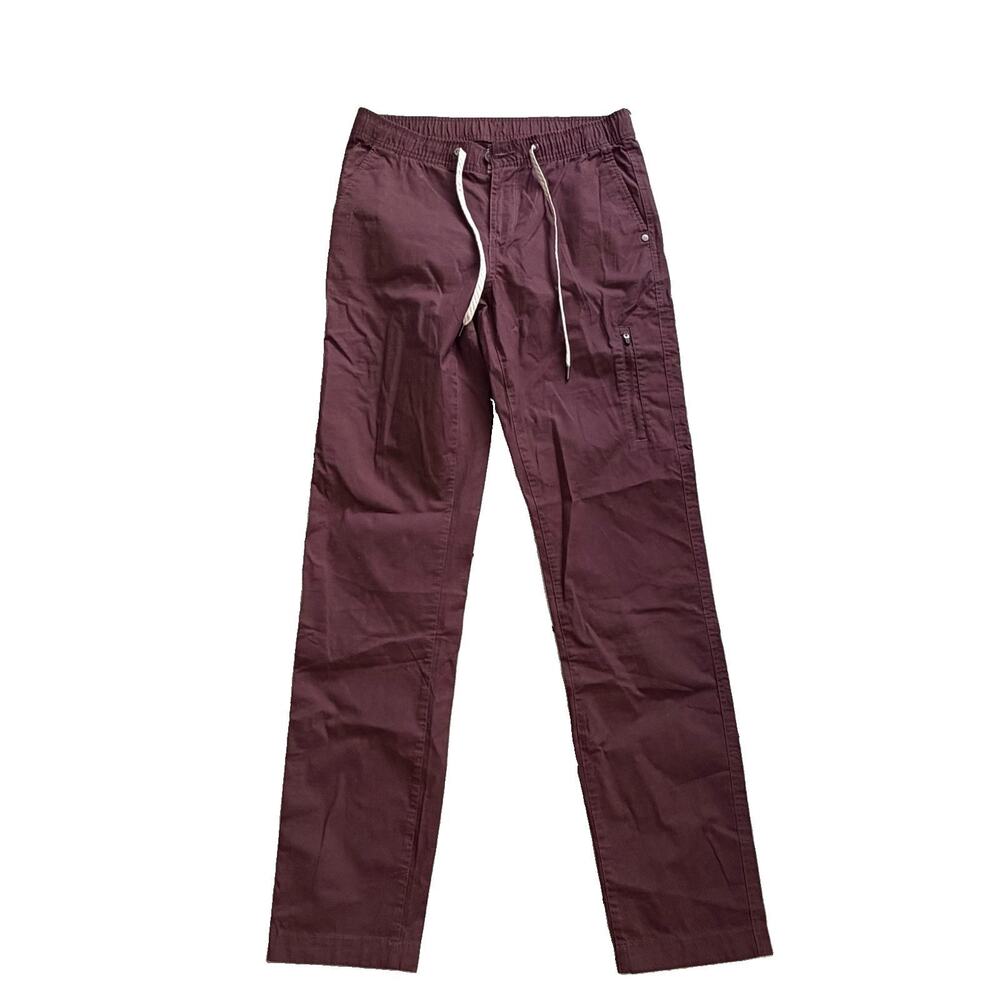 Vuori Ripstop Pant Brown Organic Cotton Pants Womens S Tall (30 x31)